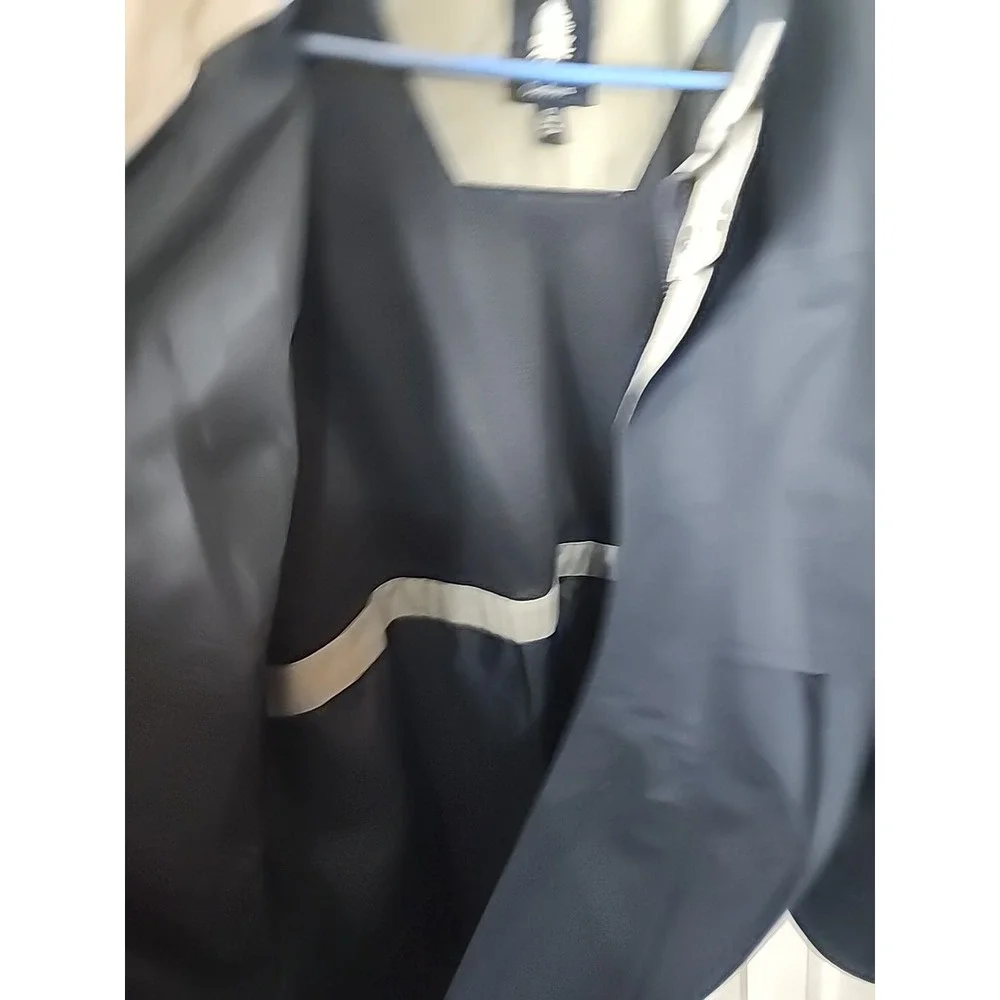 Roundtree & Yorke Jacket Mens XLT  Navy Soft Shell Full Zip Outdoor windbreaker